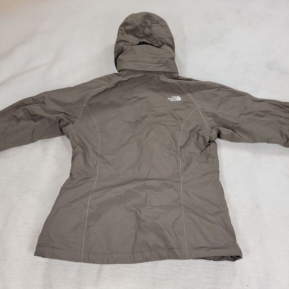 The North Face Jacket Womens Size M Brown Full Zip Snow Skiing Winter Cold Coat - Picture 14 of 16